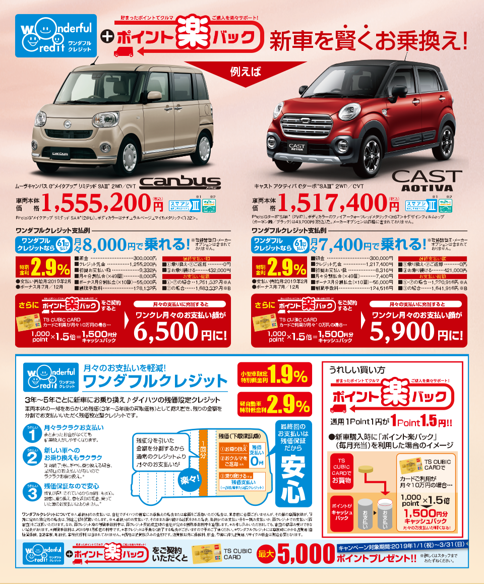 新車を賢くお乗換え!